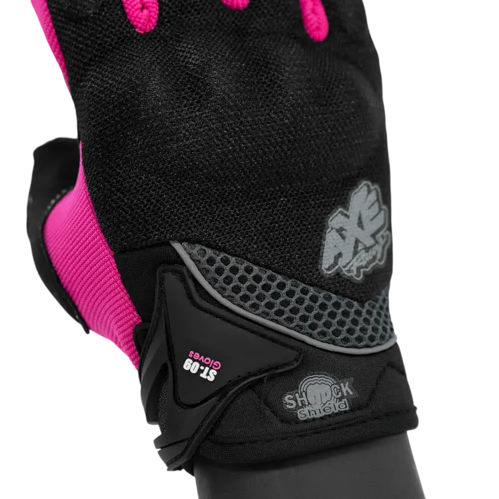GUANTES MOTO AXE ST09 PINK