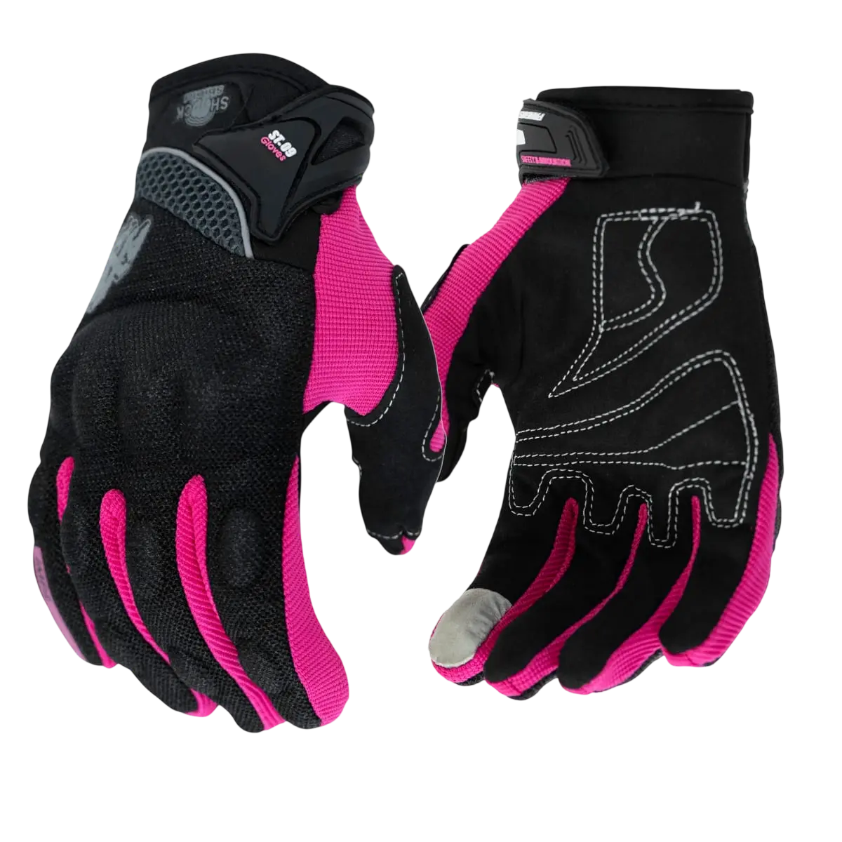 GUANTES MOTO AXE ST09 PINK