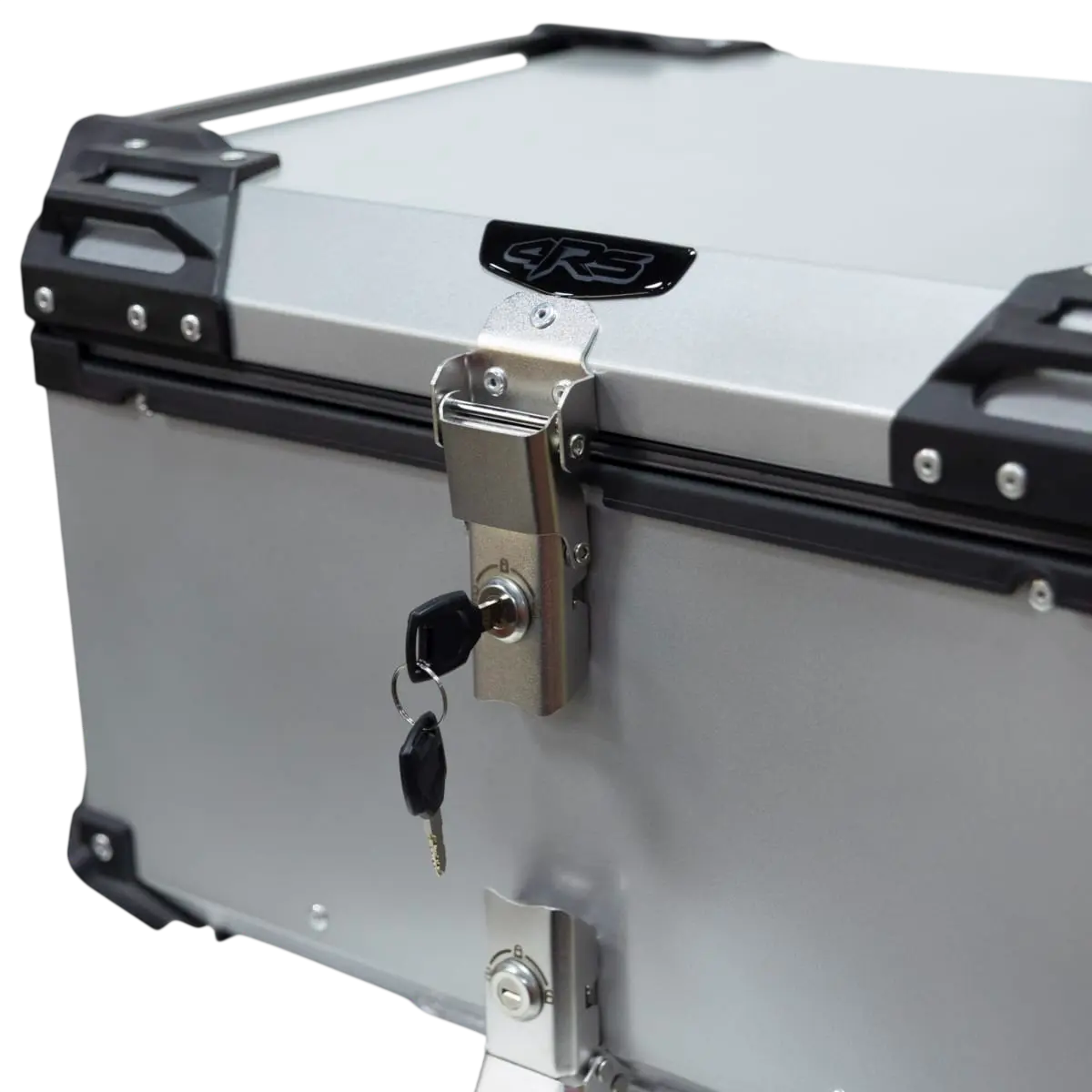 MALETA ALUMINIO TOP CASE 4RS E705 65 LITROS SILVER