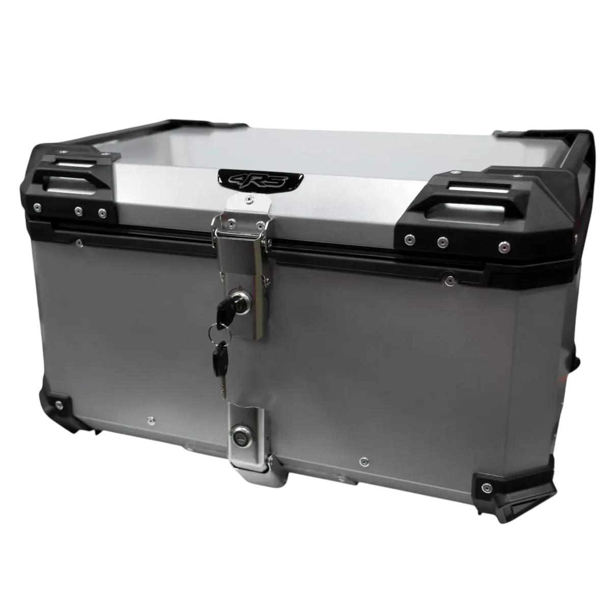 MALETA ALUMINIO TOP CASE 4RS E705 65 LITROS SILVER