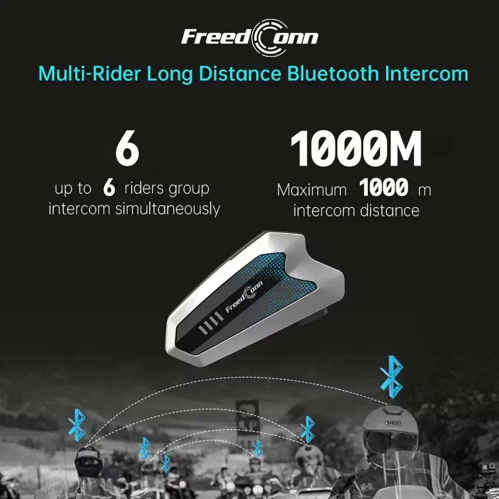 INTERCOMUNICADOR FREEDCONN HERO PARA CASCO IP67