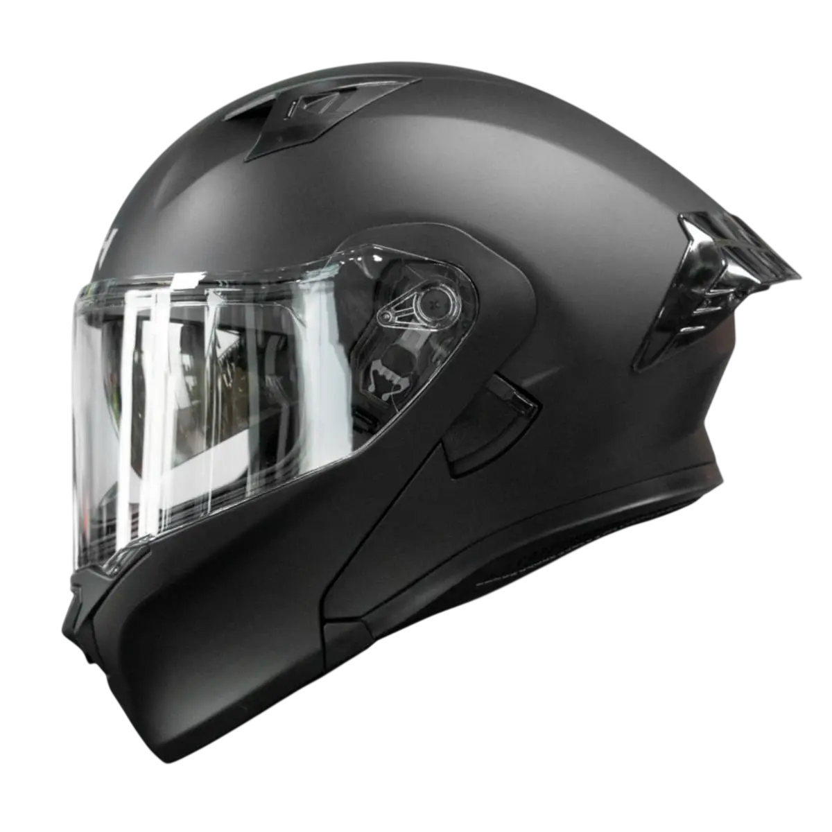 CASCO ABATIBLE ICH 3120 SOLID NEGRO SUN VISOR