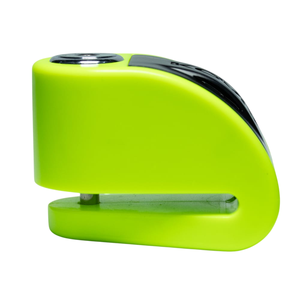 Candado KOVIX KT6-FO Verde Fluor con ALARMA