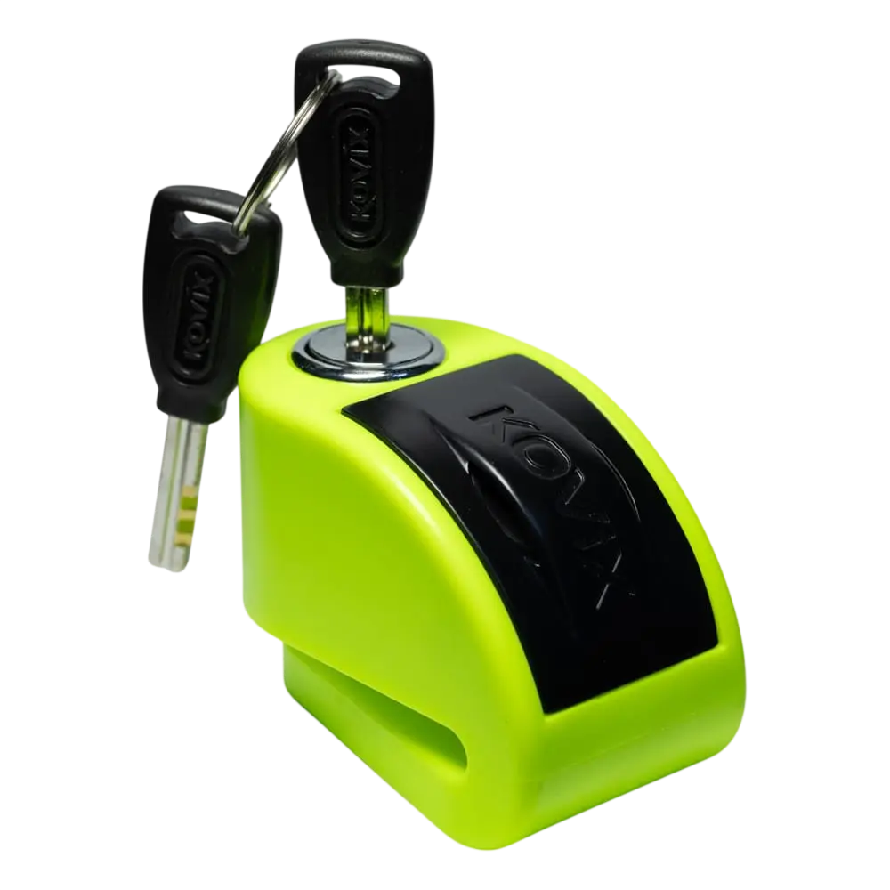 CANDADO DISCO KOVIX KT6-FO ALARMA FLUOR