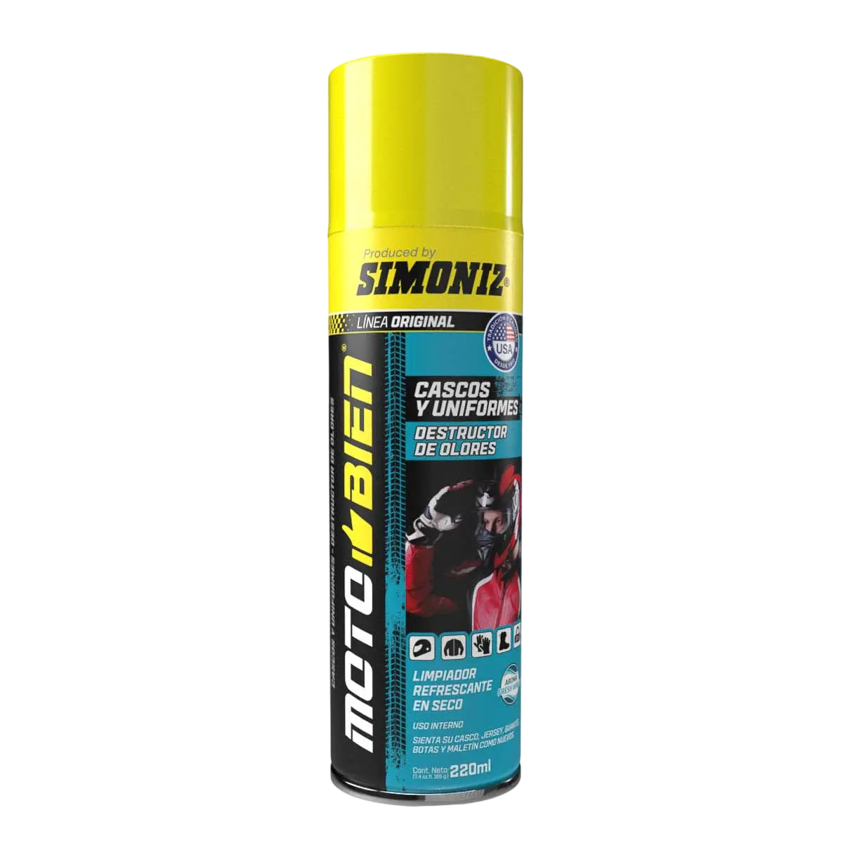 LIMPIADOR PARA CASCOS Y EQUIPO
